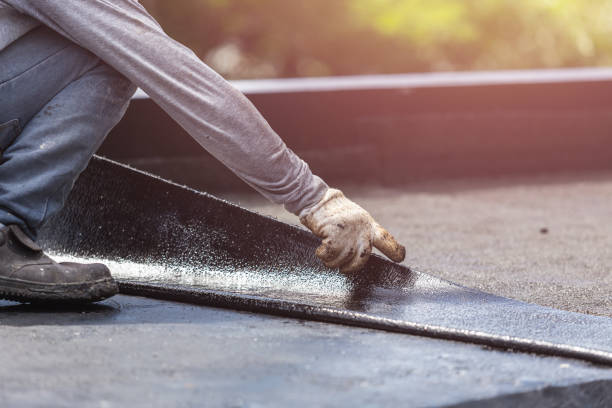 Professional Basement Waterproofing technician working in Kirkersville, OH